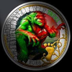 Mythical Creatures: Troll - Guardian of Legend 3 Euro Miedzionikiel 2025