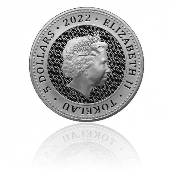 Tokelau: Bull & Bear 1 uncja Srebra 2022