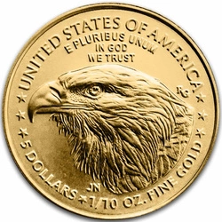Amerykański Orzeł 1/10 uncji Złota 2025