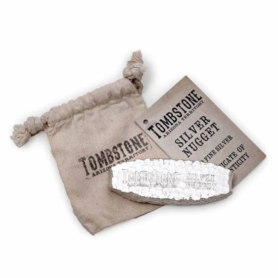 Sztabka Tombstone Nugget 5 uncji Srebra