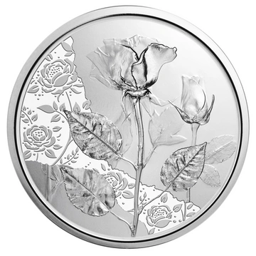 Rose 10 Euro Srebro 2021
