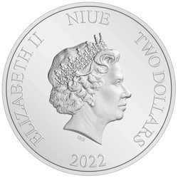 Niue: The Lord of the Rings - Gimli kolorowany 1 uncja Srebra 2022 Proof