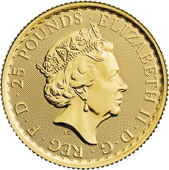 Britannia 1/4 uncji Złota 2021