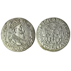 Zygmunt III Waza. Ort  (18 groszy) Srebro 1612 (stan 1 / 1- )