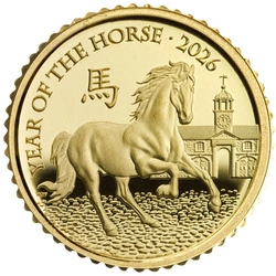 Royal Mint Lunar: Rok Konia 1/40 uncji Złota 2026 Proof