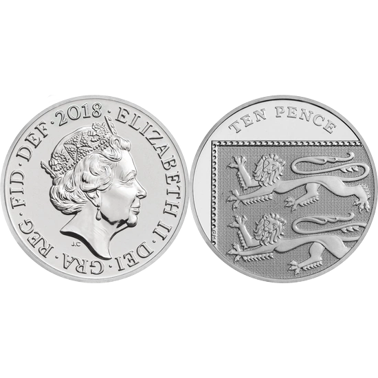 Zestaw 14 srebrnych monet Wielka Brytania 2018 Proof