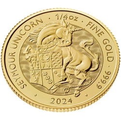  The Royal Tudor Beasts: The Seymour Unicorn 1/4 uncji Złota 2024