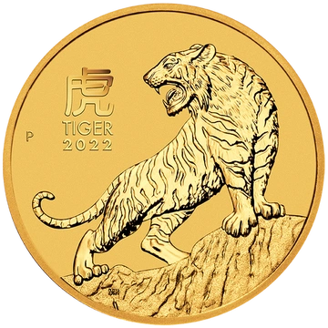 Lunar III: Rok Tygrysa 1/4 uncji Złota 2022