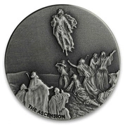 Niue: Biblical - The Ascension 2 uncje Srebra 2018 Proof Antiqued Coin