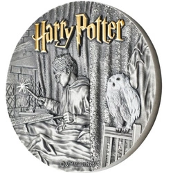 Niue: Harry Potter i Więzień Azkabanu 200 g Srebra 2025 High Relief Antiqued Coin