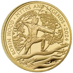 Myths & Legends: Robin Hood 1 uncja Złota 2024 Proof