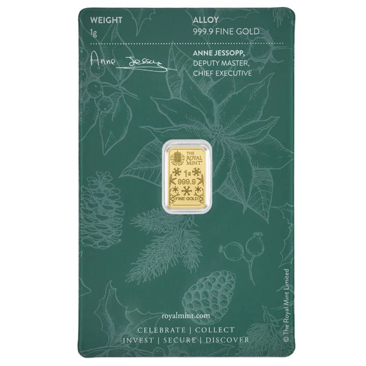 Sztabka Christmas Tree 1 gram Złota