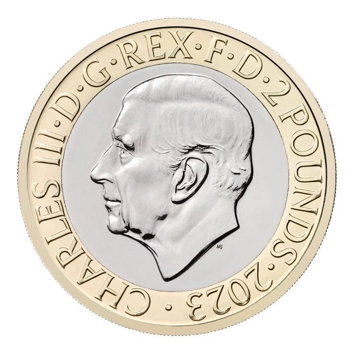 Edward Jenner £2 Miedzionikiel 2023