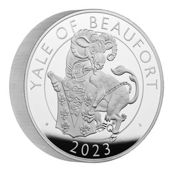 The Royal Tudor Beasts: The Yale of Beaufort 10 uncji Srebra 2023 Proof