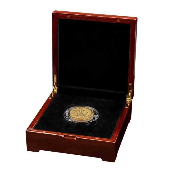 Great Engravers - Benedetto Pistrucci St George and the Dragon 2 uncje Złota 2024 Proof