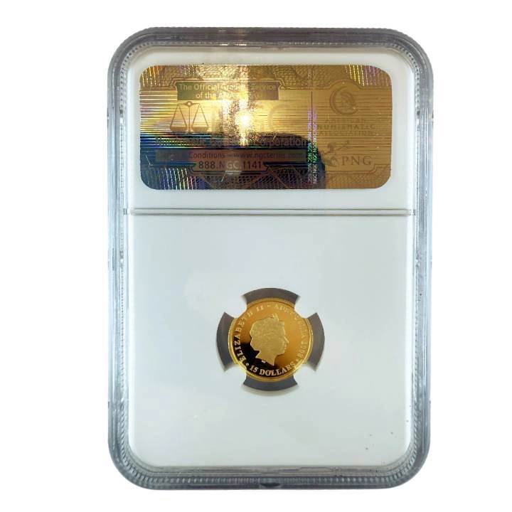 Koala 1/10 uncji Złota 2008 Ultra Cameo NGC