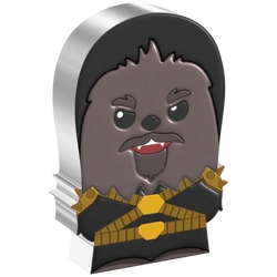 Niue: Star Wars - Krrsantan Chibi Coin kolorowany 1 uncja Srebra 2022 Proof