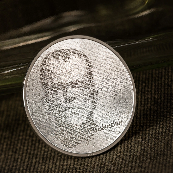 Cook Islands: Typefaces - Frankenstein 1 uncja Srebra 2023 Proof