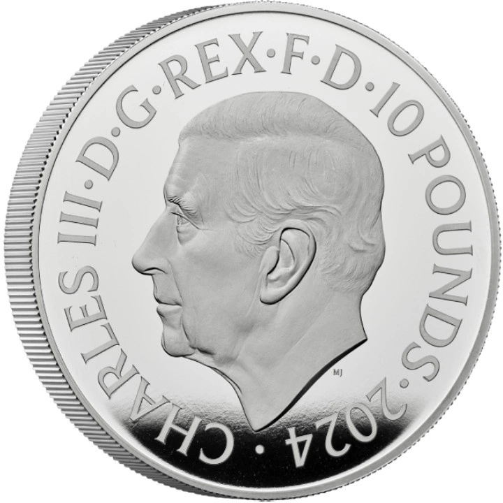 The Royal Tudor Beasts: The Seymour Unicorn 5 uncji Srebra 2024 Proof