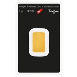 Sztabka Złota 5 g Argor - Heraeus