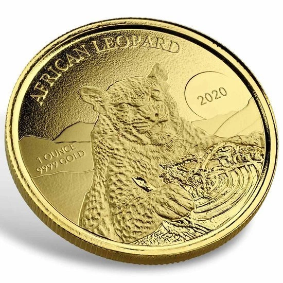 Ghana: Leopard 1 uncja Złota 2020 Proof