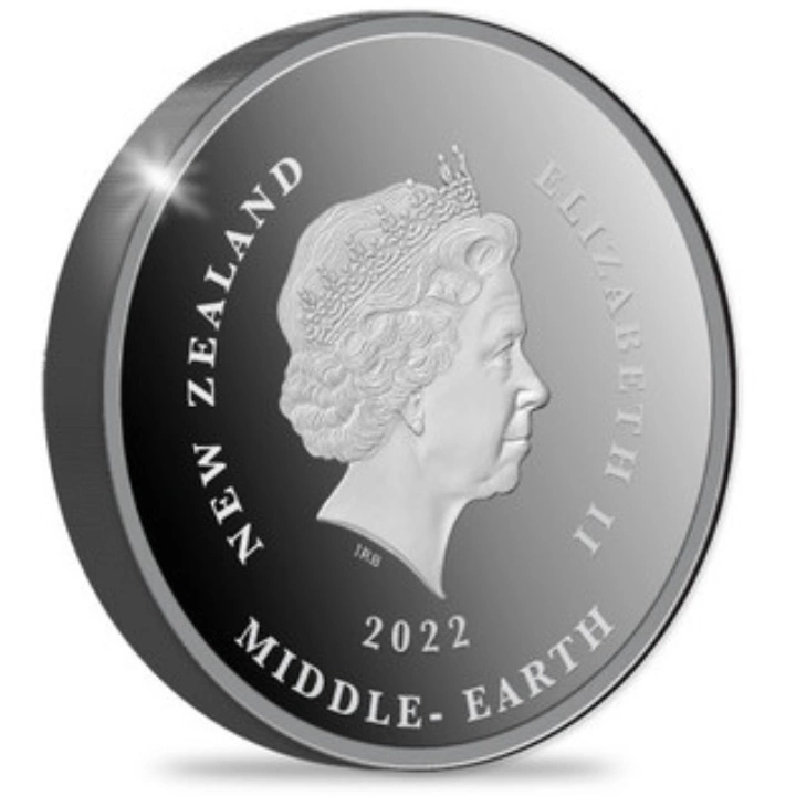 Zestaw 2 monet The Lord of the Rings: The Two Towers - 20. rocznica filmu kolorowany Miedzionikiel 2022