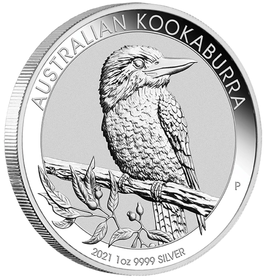 Kookaburra 1 uncja Srebra 2021