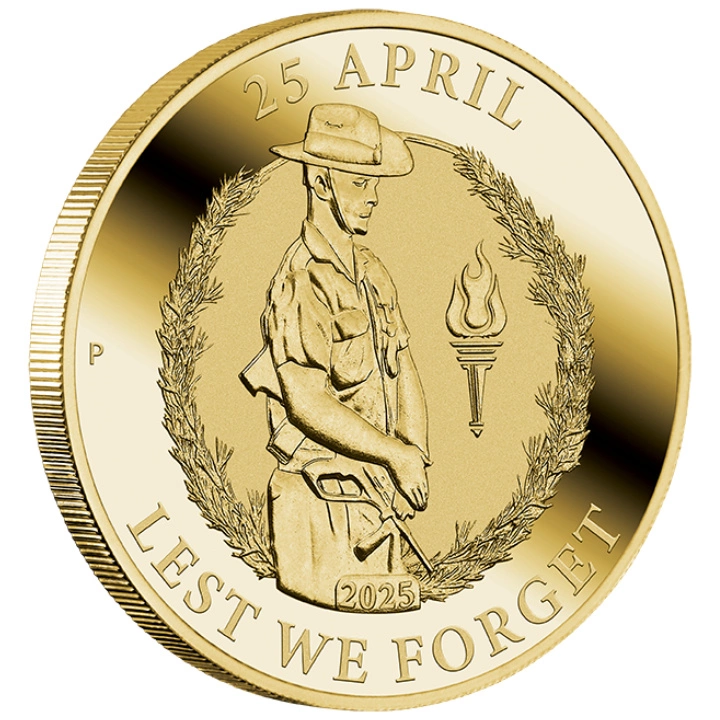 Anzac Day $1 Brąz Aluminiowy 2025 (moneta w karcie)