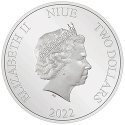 Niue: Star Wars The Bad Batch - Hunter kolorowany 1 uncja Srebra 2022 Proof