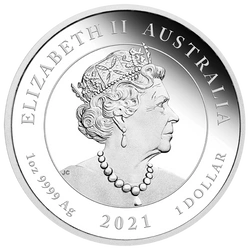 One Love kolorowany 1 uncja Srebra 2021 Proof