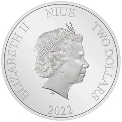Niue: Women in History – Boudicca kolorowana 1 uncja Srebra 2022 Proof