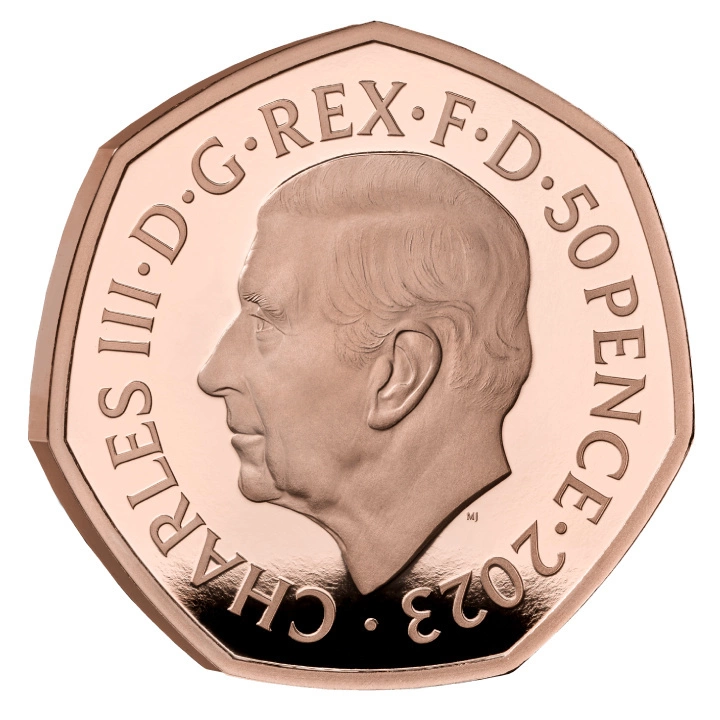 Lew, Czarownica i Stara Szafa 50p Złoto 2023 Proof