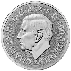 The Royal Tudor Beasts: The Seymour Unicorn 1 uncja Platyny 2024