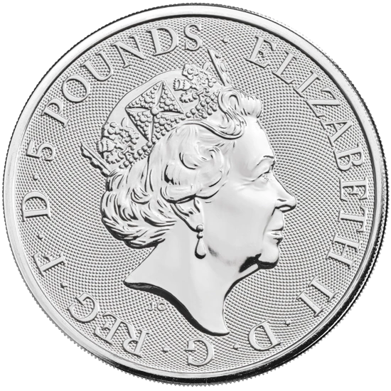 Bestie Królowej: Biały Lew Mortimerów 2 uncje Srebra 2020