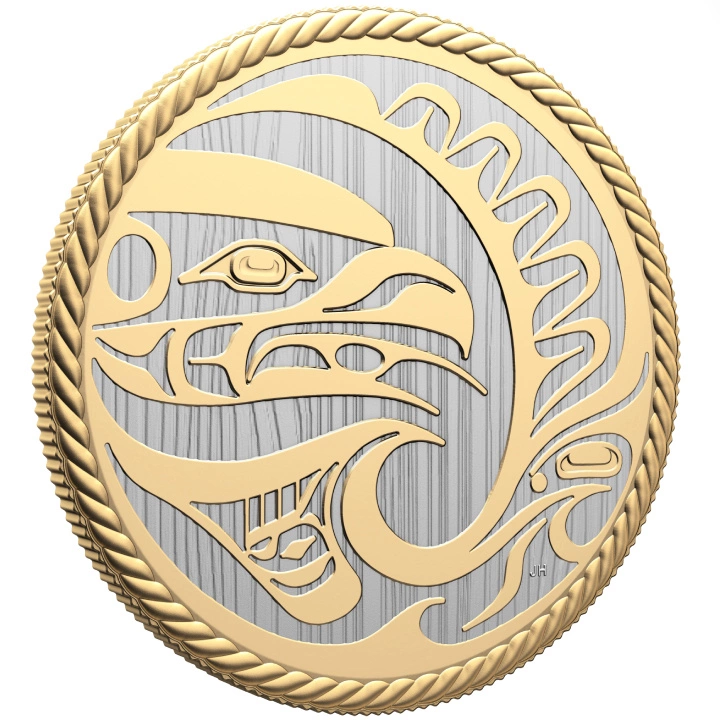 Canada: The Hunter pozłacany $30 Srebro 2024 Reverse Proof