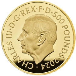 Royal Mint Lunar: Rok Smoka 5 uncji Złota 2024 Proof