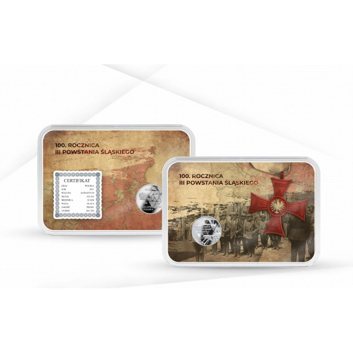Moneta 10 zł 100. rocznica III Powstania Śląskiego 10 zł Srebro 2021 Proof