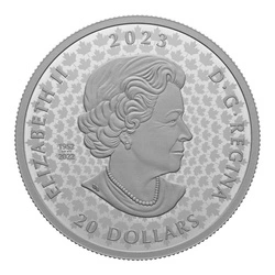 Canada: Commemorating Black History - No. 2 Construction Battalion $20 Srebro 2023 Proof