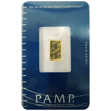 Sztabka Złota 1 g Pamp Suisse