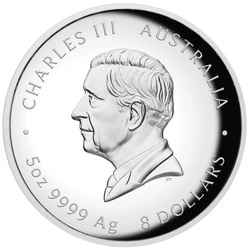 Perth Mint: Lunar III - Rok Konia 5 uncji Srebra 2026 Proof High Relief