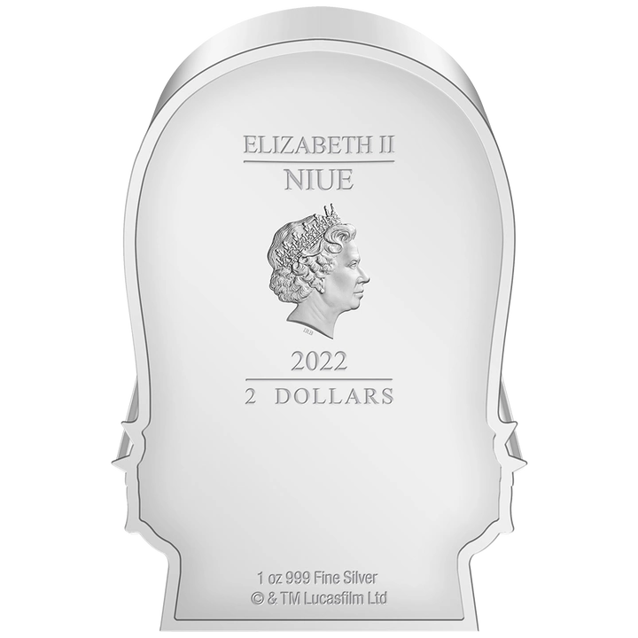 Niue: Star Wars - Krrsantan Chibi Coin kolorowany 1 uncja Srebra 2022 Proof