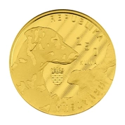 Croatia: Dalmatian Dog 1/4 uncji Złota 2021