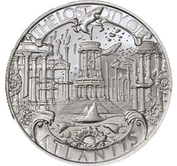 Mythical Cities: Atlantis 1 uncja Srebra Round