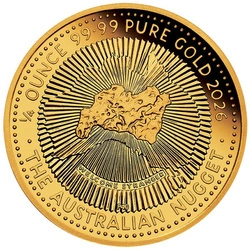 Perth Mint: 40th Anniversary of the Australian Nugget 1/4 uncji Złota 2026 Proof