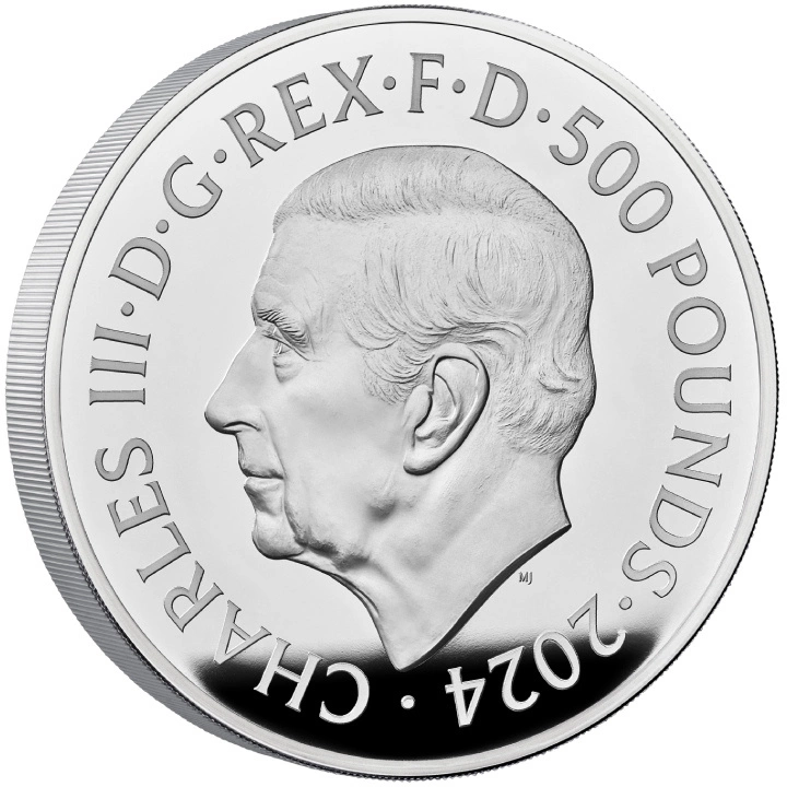 Royal Mint Lunar: Rok Smoka 1000 gramów Srebra 2024 Proof