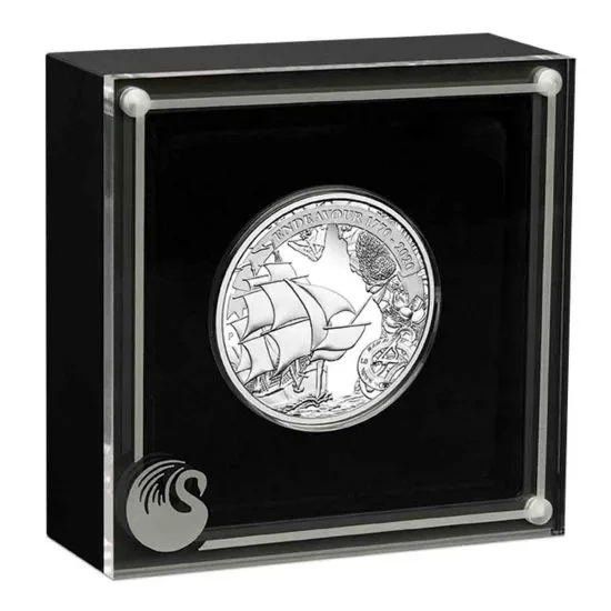 Voyage of Discovery Endeavour 1770-2020 1 uncja Srebra 2020 Proof