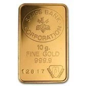 10 gram Sztabka Złota Swiss Bank Corporation/ UBS