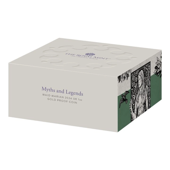 Myths & Legends: Maid Marian 1 uncja Złota 2024 Proof