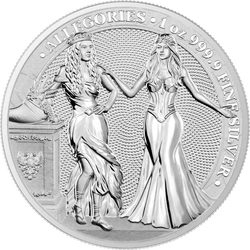 Allegories: Italia & Germania 1 uncja Srebra 2020
