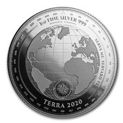 Tokelau: Terra 1 uncja Srebra 2020 Prooflike